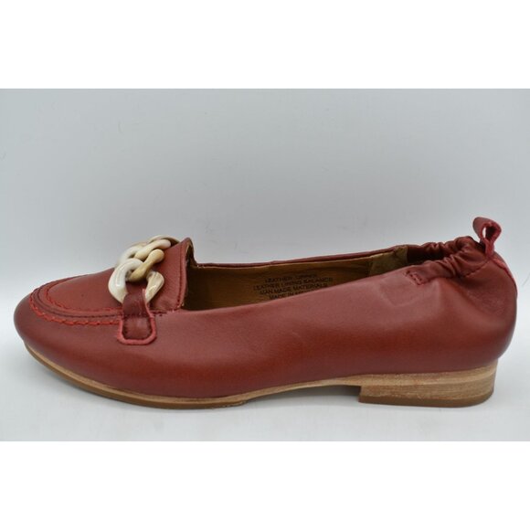 Sofft Womens Size 7 Kadyn Rouge Red Leather Flats Loafers Shoes - Picture 9 of 12